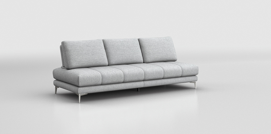 Vigarano - linear sofa - modular backrests